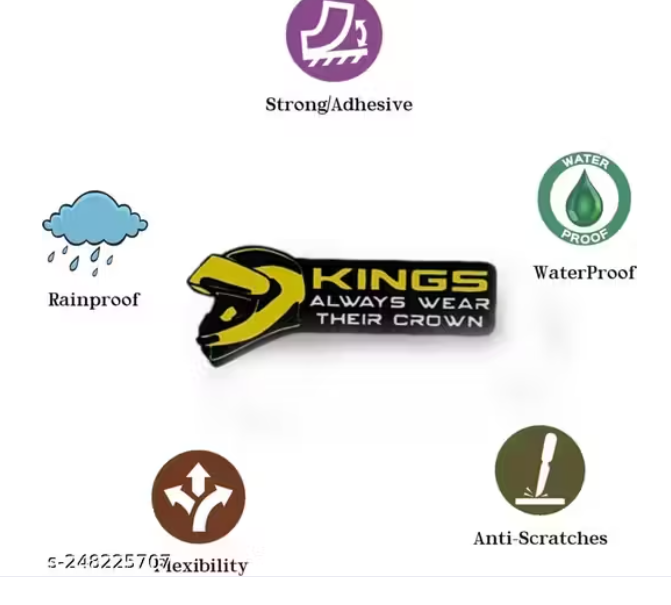 ACUATS Sticker & Decal for Bike (Multicolor)